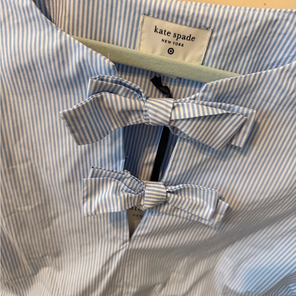 Kate Spade x Target Stripe Puff Short Sleeve Blouse - Picture 2 of 7